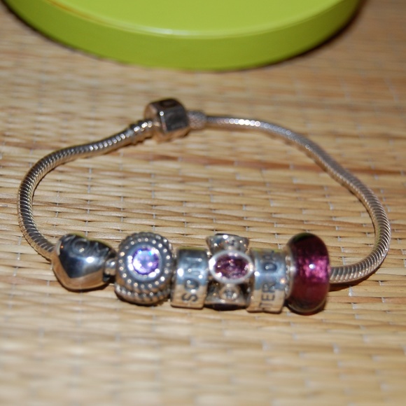 FLASH SALE  Bracelet & Six Charms - Picture 3 of 7
